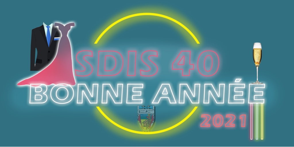 Bonne Année 2021 - SDIS 40