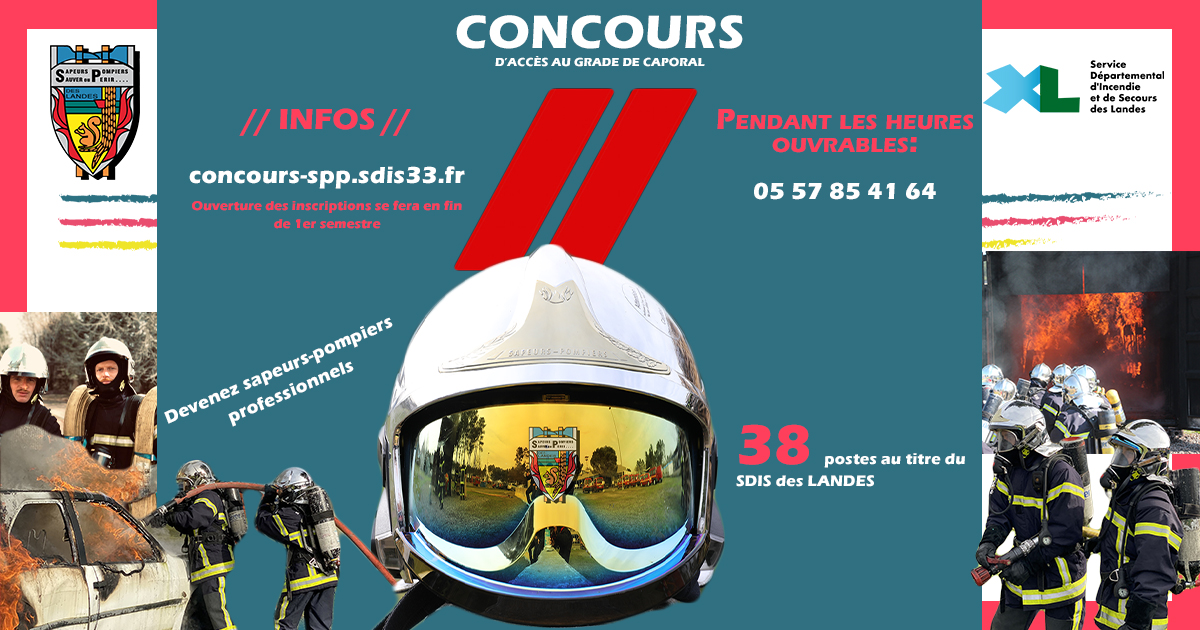 Concours caporal Pro - SDIS40
