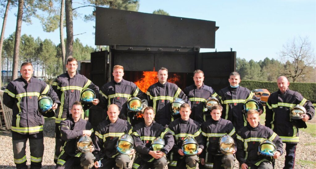 sapeurs-pompiers professionnels SDIS40 - Caisson